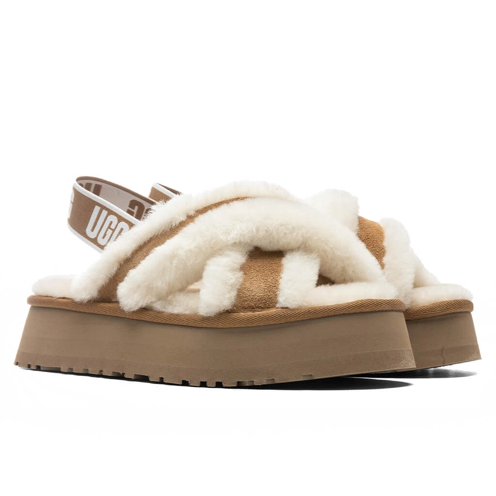 Ugg Women's Disco Cross Slide - Chestnut - Image 2