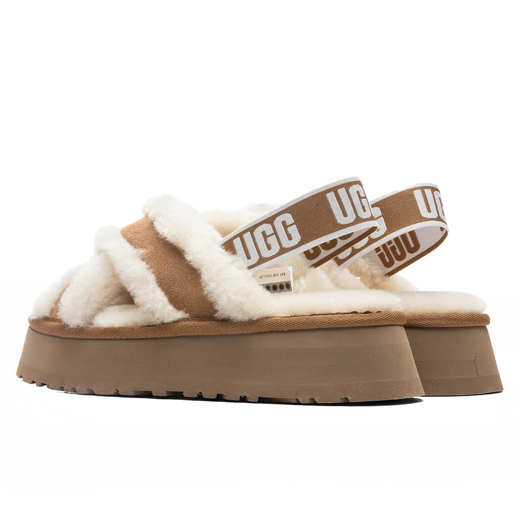 Ugg Women's Disco Cross Slide - Chestnut - Image 3