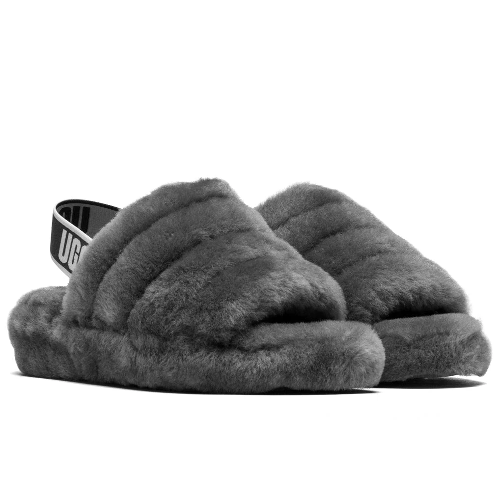 Ugg Women's Fluff Yeah Slide - Charcoal - Image 2