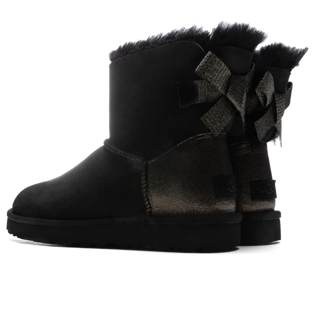 Ugg Women's Mini Bailey Bow Glitz Boot - Black - Image 3