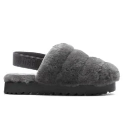 Ugg Women's Super Fluff Slipper - Charcoal