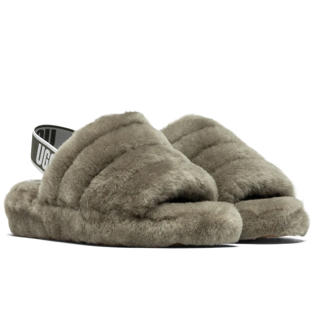 Ugg Women's Fluff Yeah Slide - Burnt Olive - Image 2