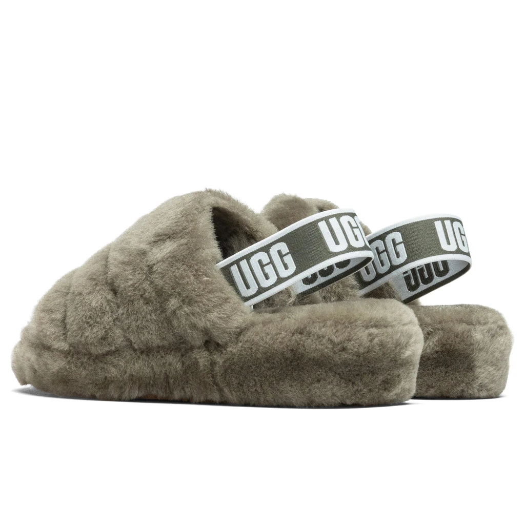 Ugg Women's Fluff Yeah Slide - Burnt Olive - Image 3