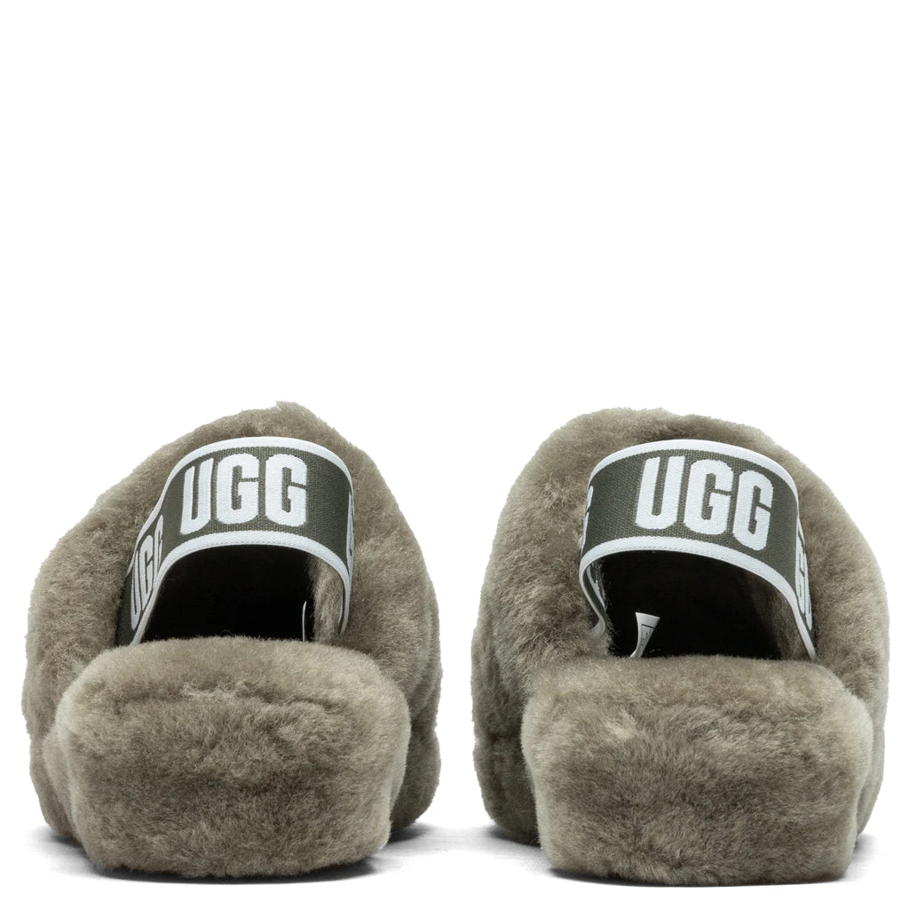 Ugg Women's Fluff Yeah Slide - Burnt Olive - Image 4