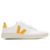 Veja Women's V-12 Leather - Extra White/Ouro