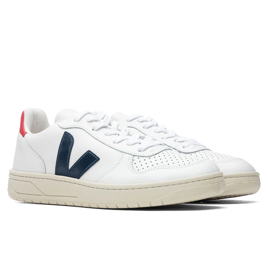 Veja Women's V-10 - Extra White/Nautico Pekin - Image 2