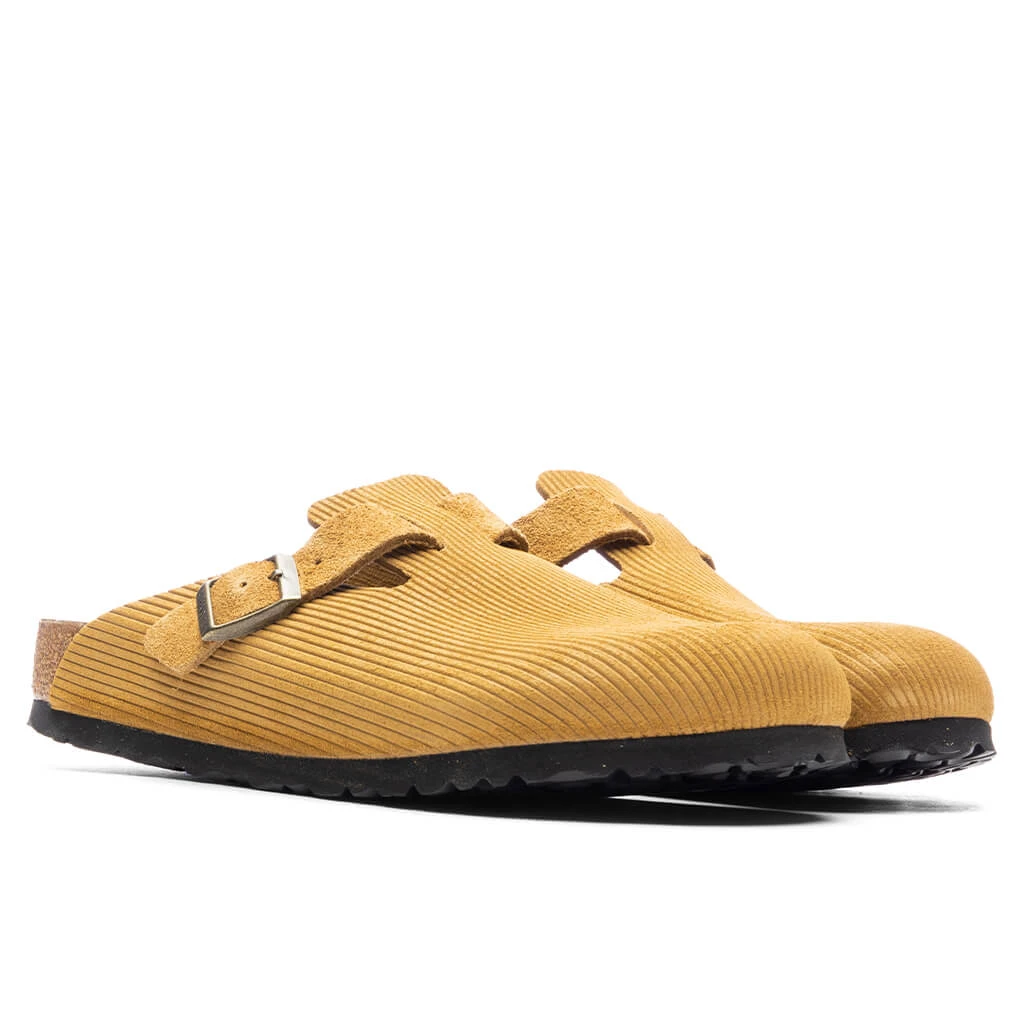 Birkenstock Women's Narrow Boston Suede Embossed - Cork Brown - Image 2