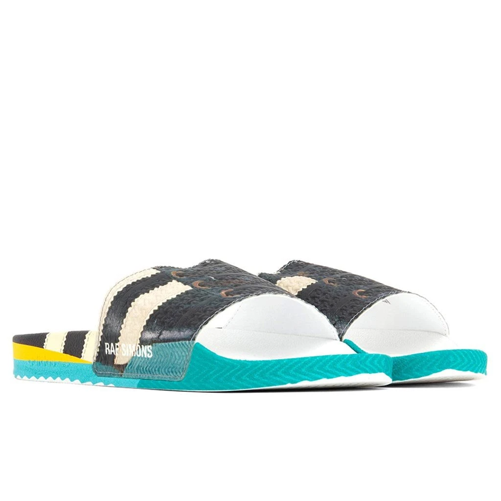 Adidas X Raf Simons Samba Adilette - Black - Image 2