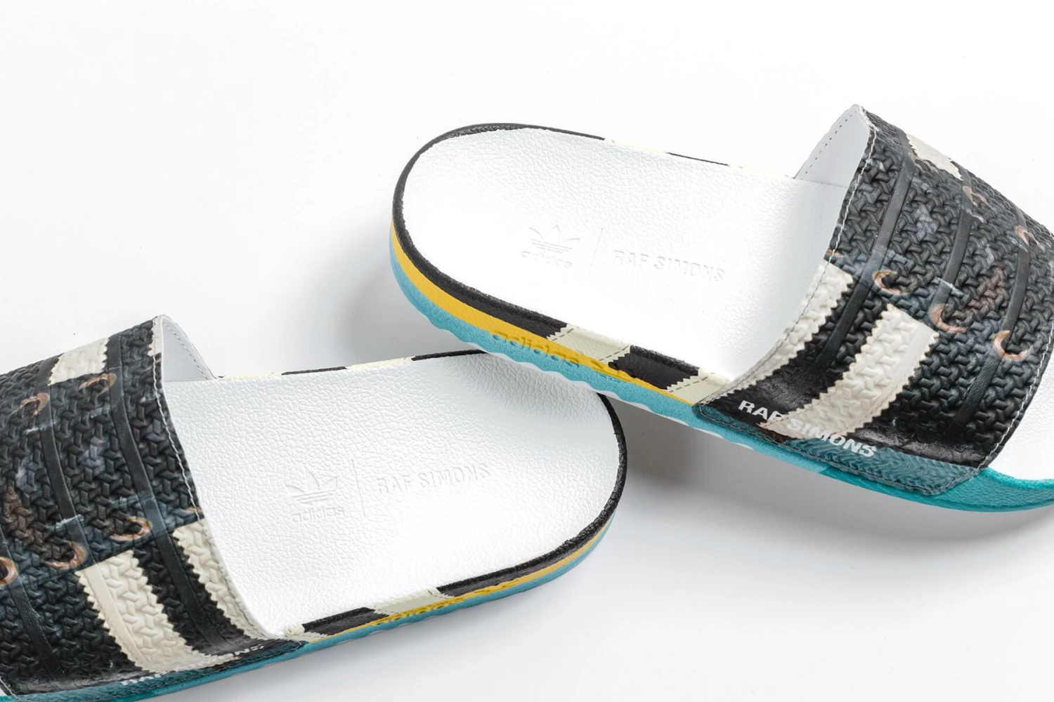 Adidas X Raf Simons Samba Adilette - Black - Image 8