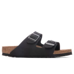 Birkenstock Narrow Arizona Vegan Birkibuc - Black