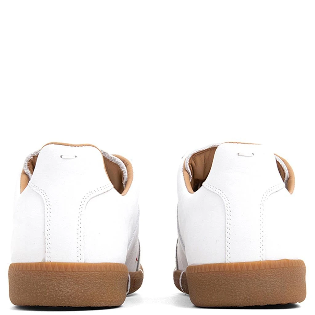 Maison Margiela Replica Low Top Suede Paint Drop - White/Multi - Image 4